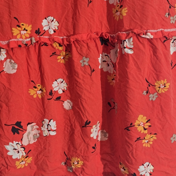 Isabel Maternity by Ingrid & Isabel Red Smocked Dress - Picture 5 of 6